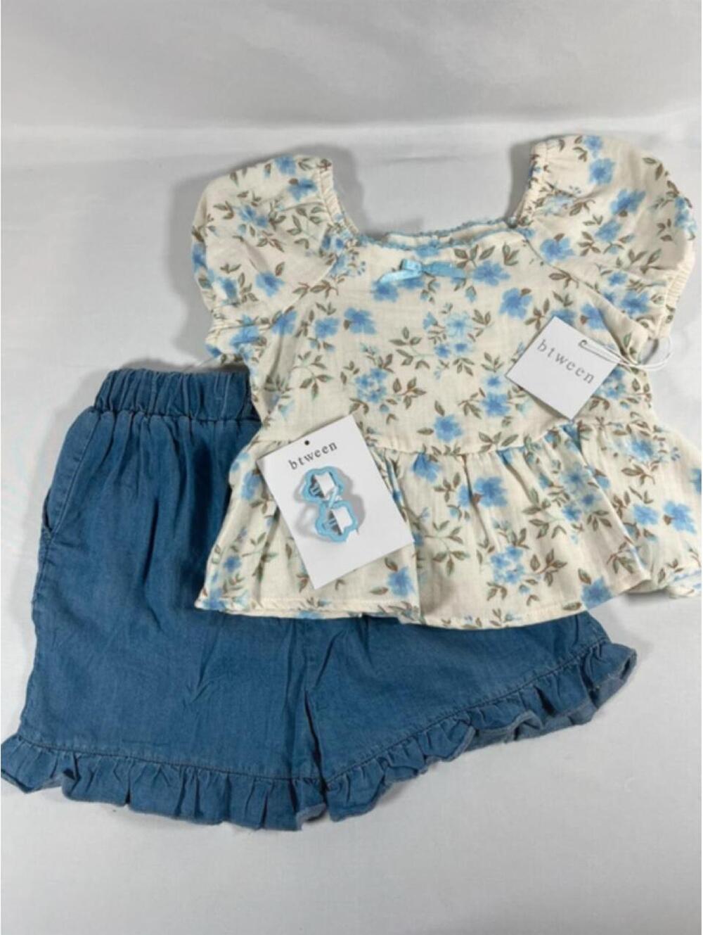 Btween Kid's Blue and Multi Blous